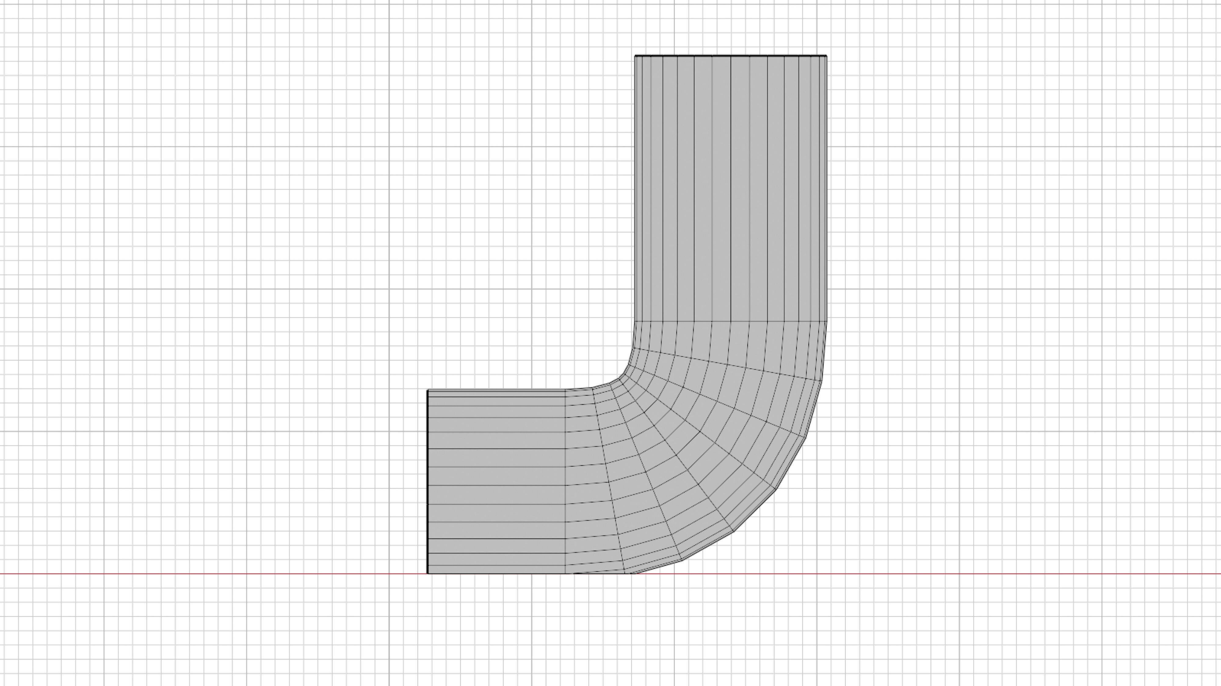 Simple tube vase I Low-poly 3D model_5