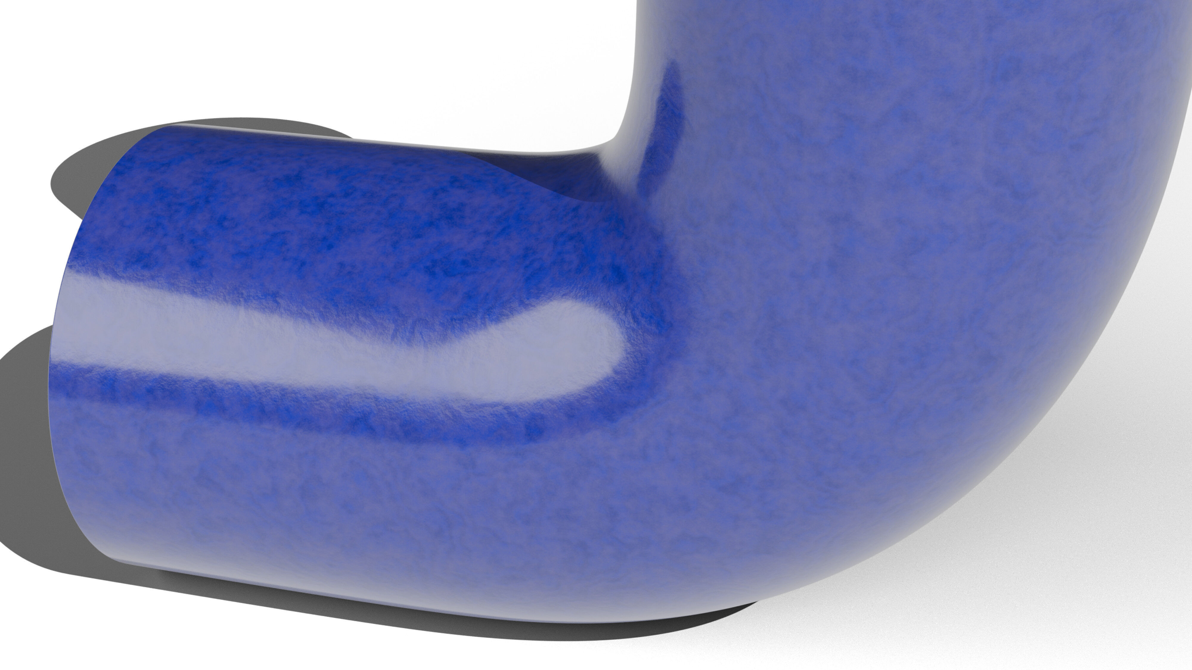 Simple tube vase I Low-poly 3D model_4