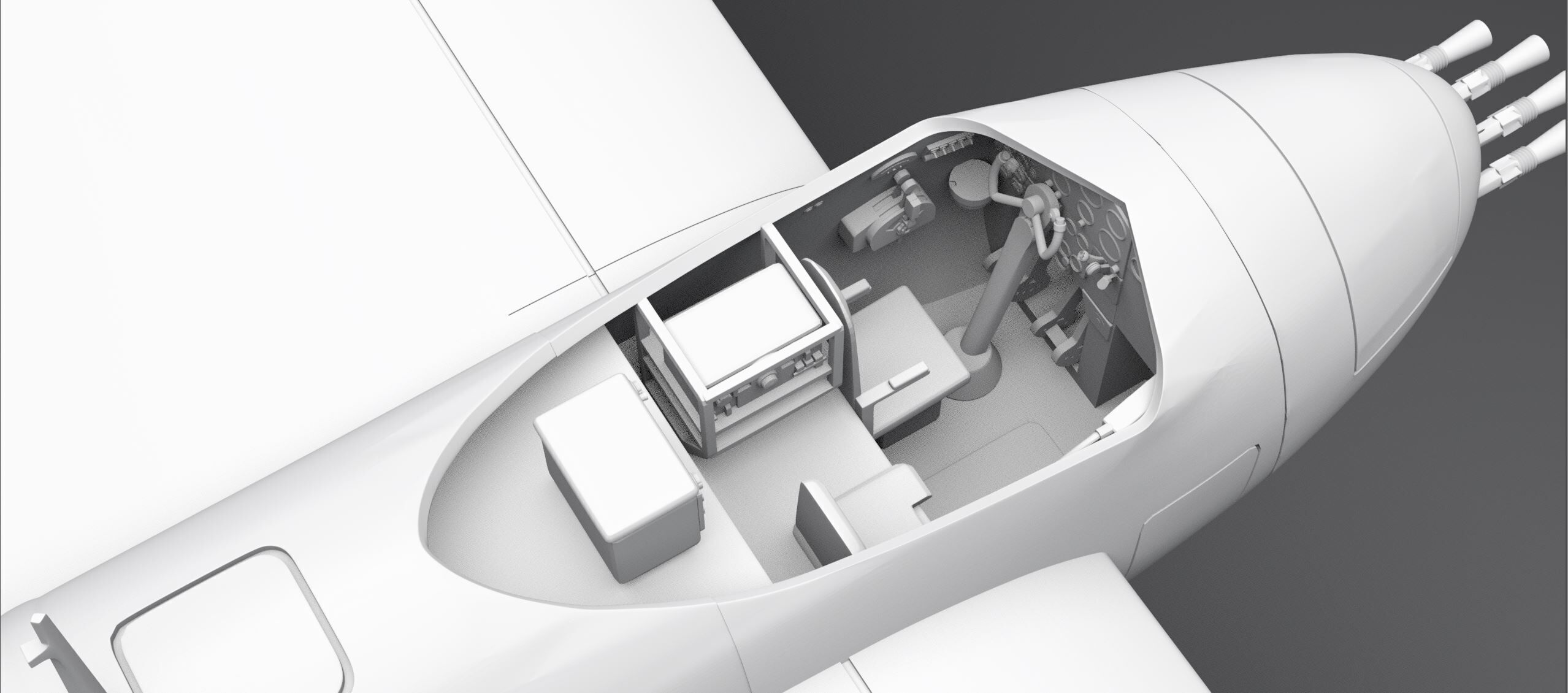 De Havilland Mosquito late scale model 3D print model_9