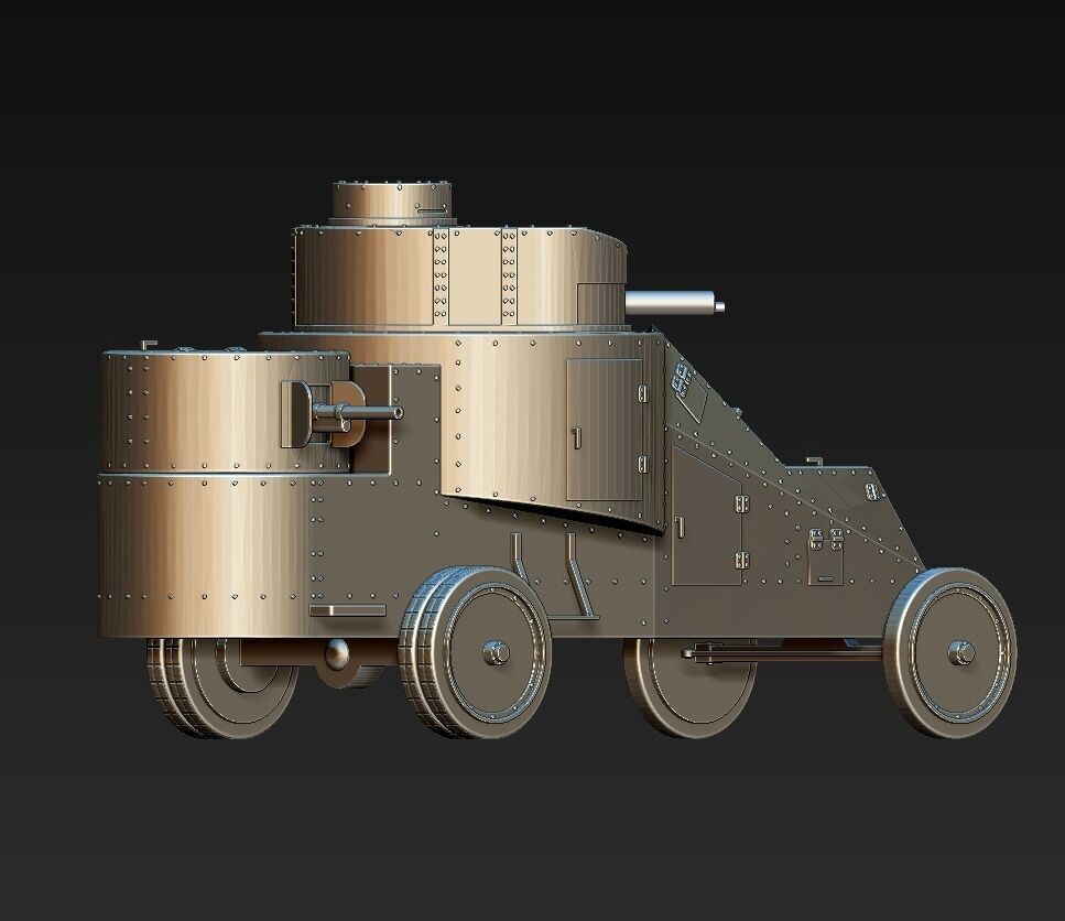 Mgebrov Armoured Cars 3D print model_2