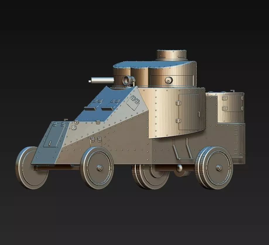Mgebrov Armoured Cars 3D print model_0