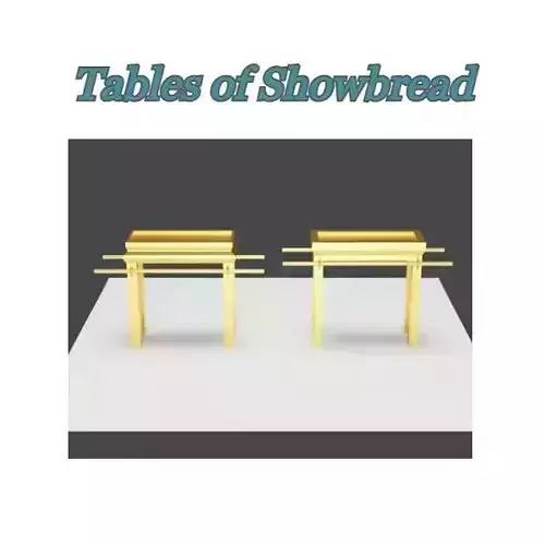 Table of Showbread Low-poly 3D model