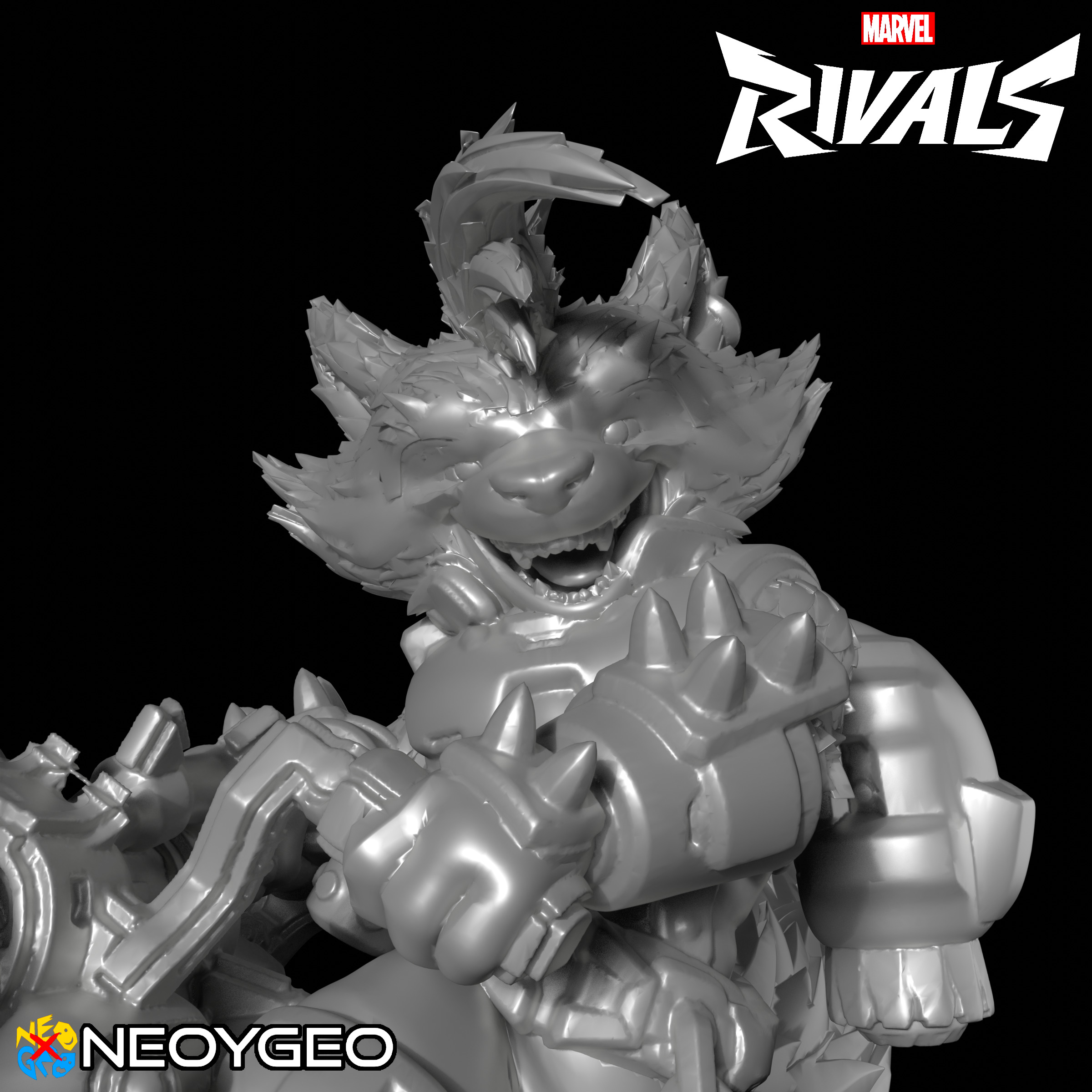 ROCKET RACCOON - MARVEL RIVALS 3D print model_1