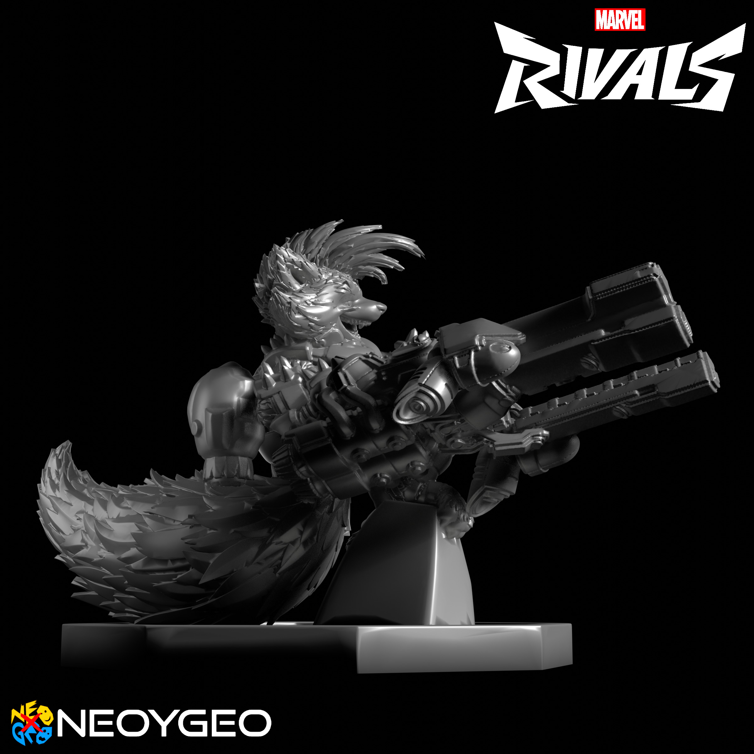 ROCKET RACCOON - MARVEL RIVALS 3D print model_3