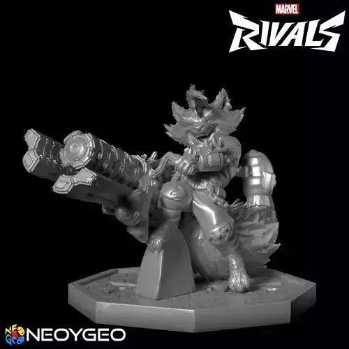 ROCKET RACCOON - MARVEL RIVALS 3D print model
