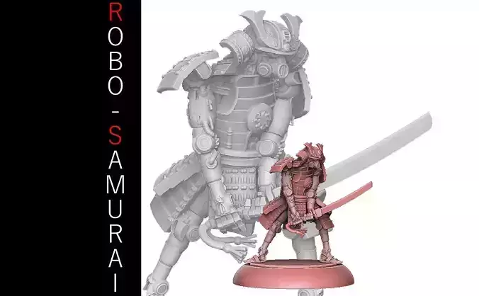 Robo Samurai no 2 3D print model