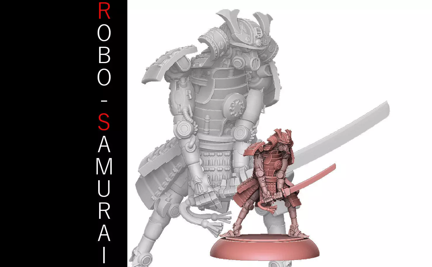Robo Samurai no 2 3D print model_0
