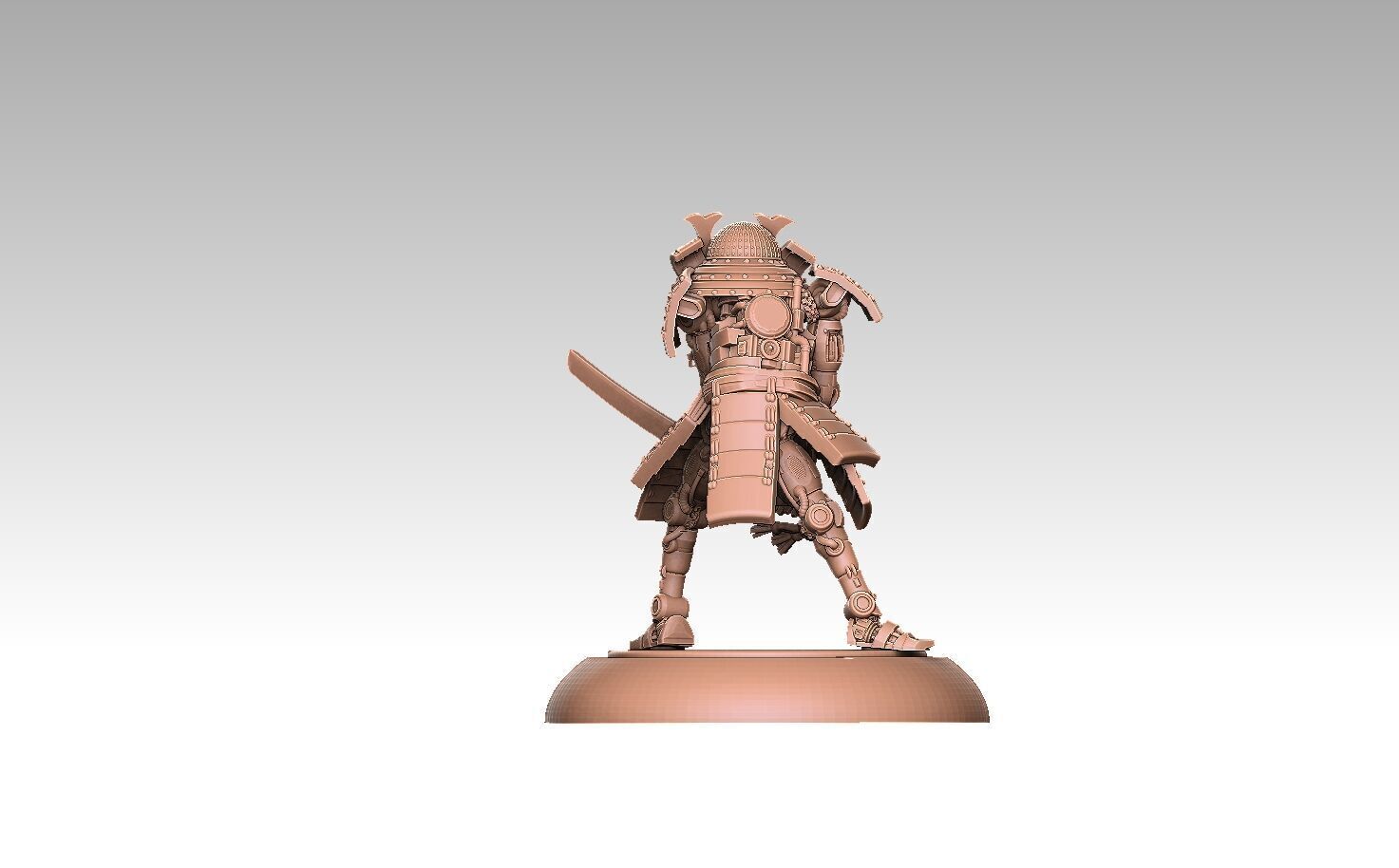 Robo Samurai no 2 3D print model_3