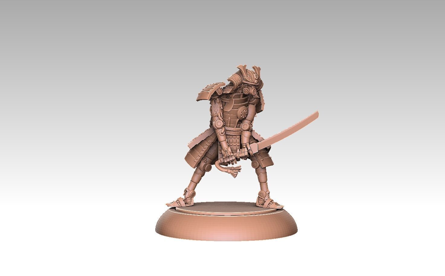 Robo Samurai no 2 3D print model_2