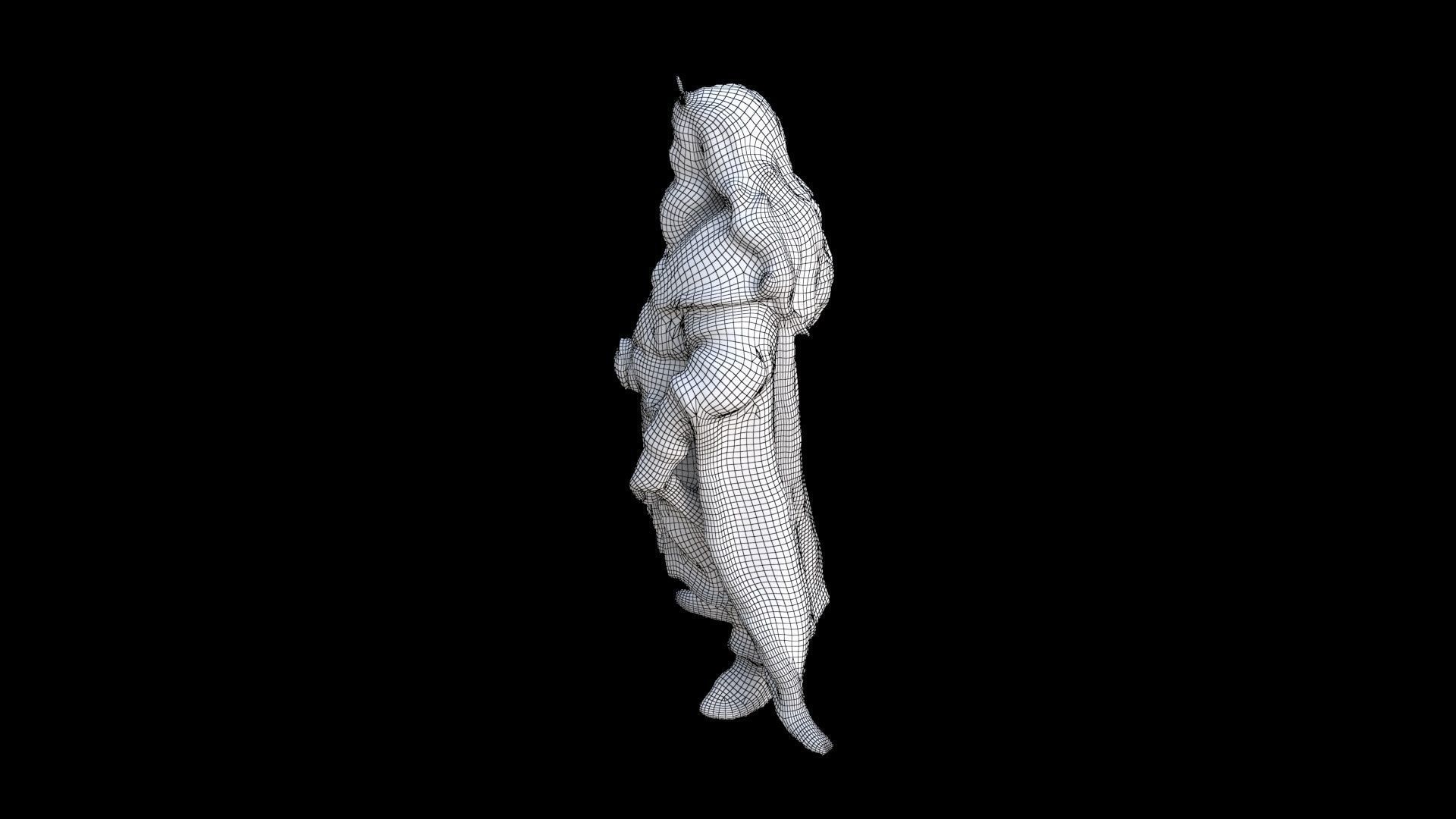 Absalom 3D model_7