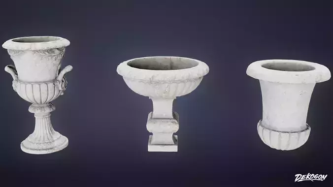 STONE SCULPTURES - Stone Decor 02 - LOW POLY