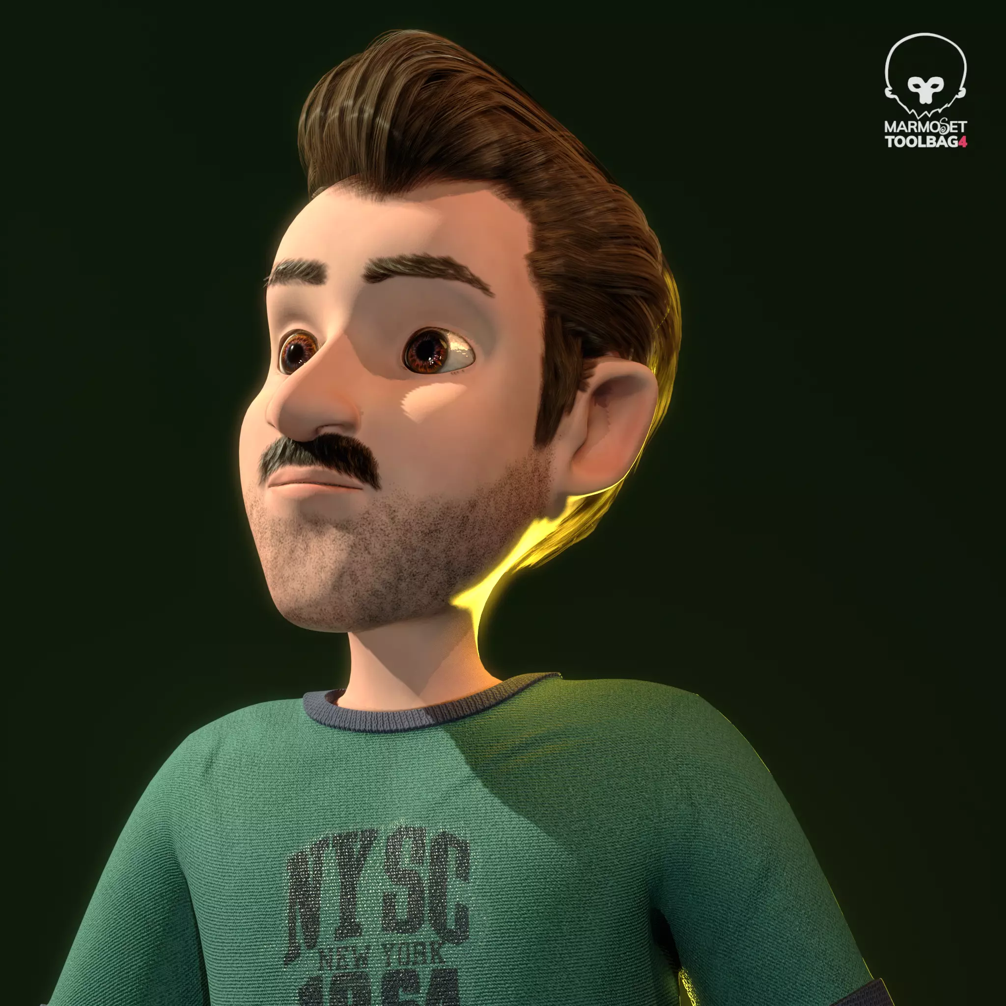 Stylized Character 3D model