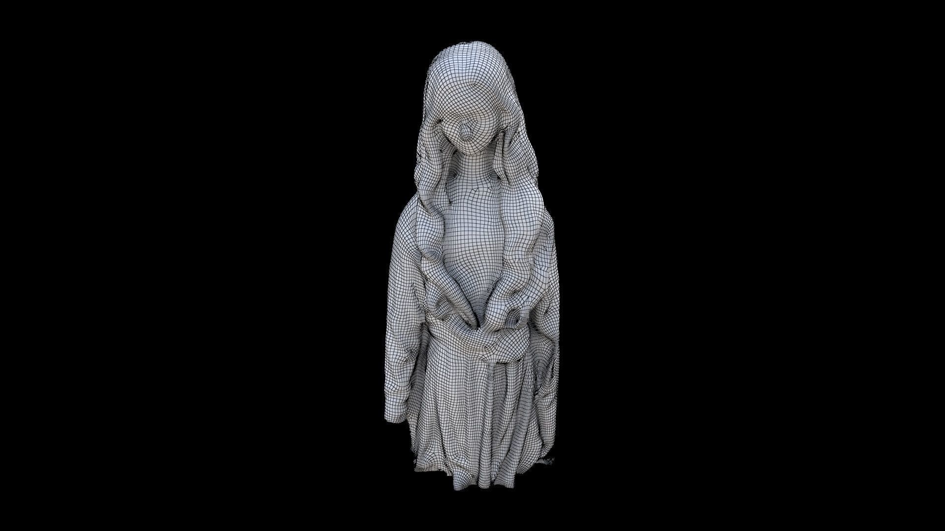 Mary Magdalene 3D model_6