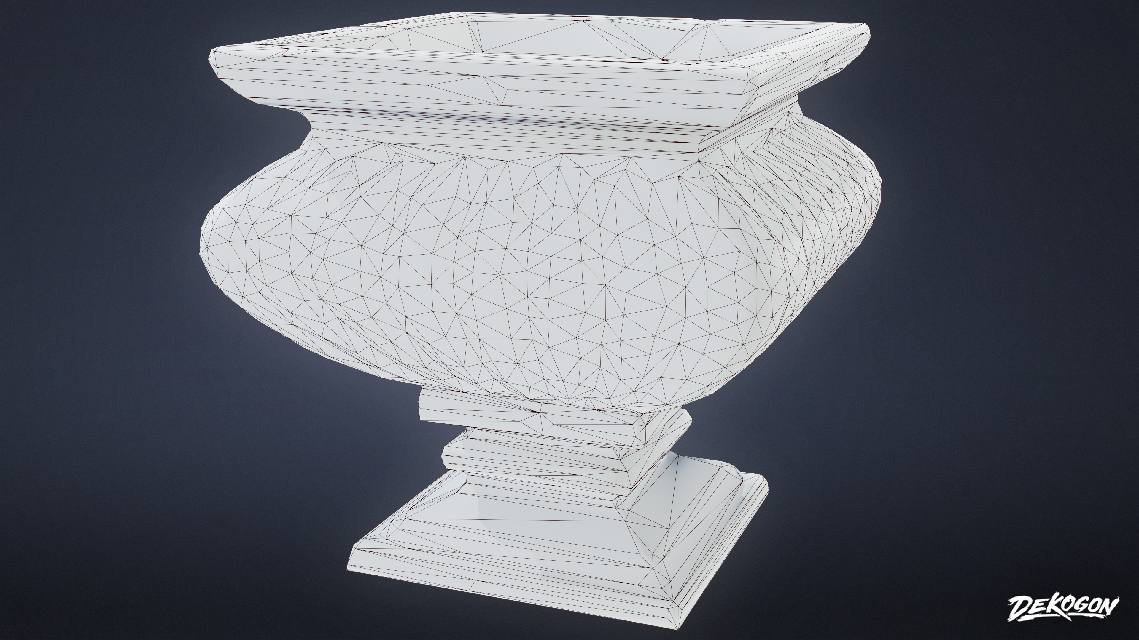 STONE SCULPTURES - Stone Decor 04 - LOW POLY Low-poly 3D model_9