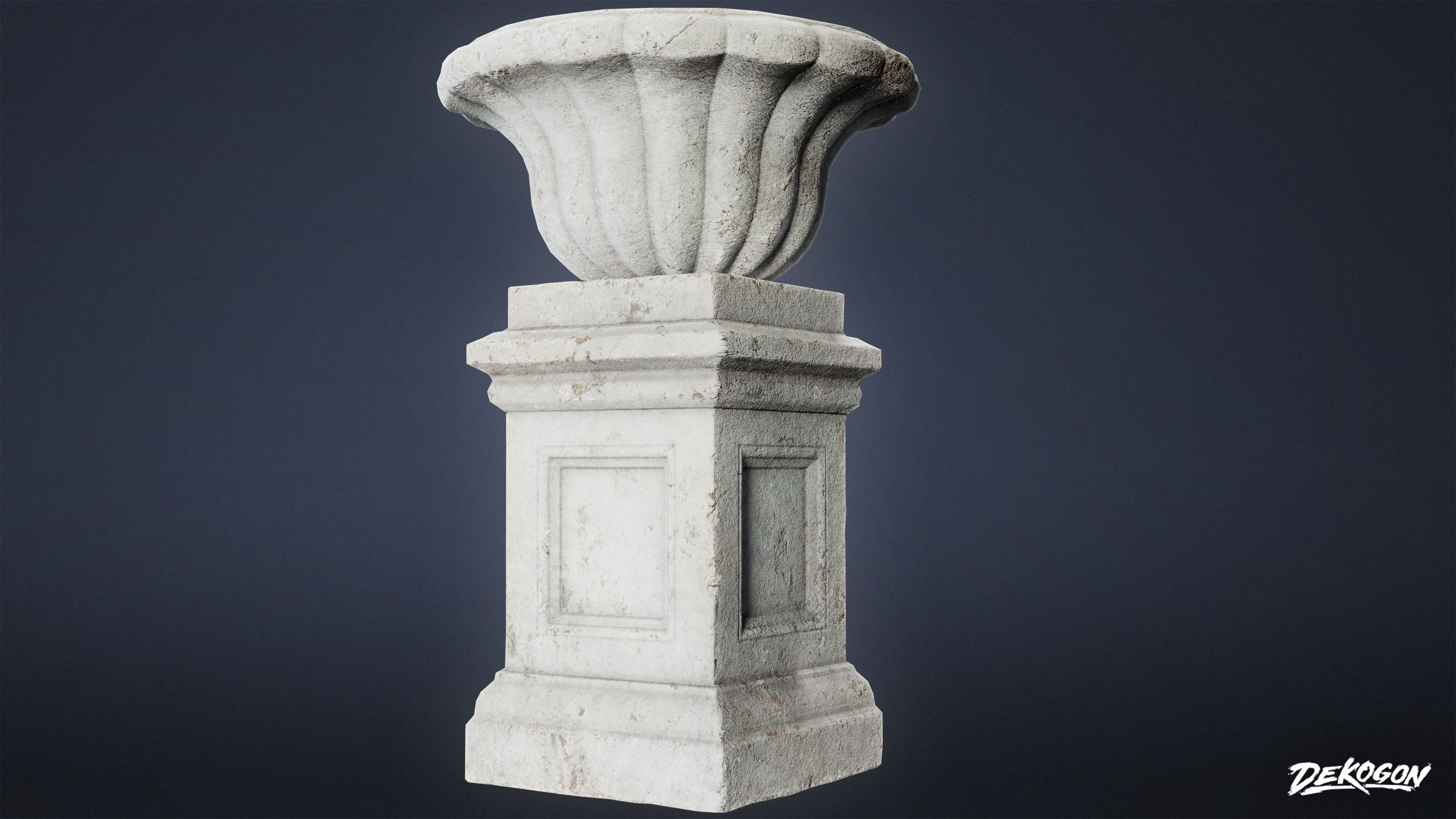 STONE SCULPTURES - Stone Decor 04 - LOW POLY Low-poly 3D model_5
