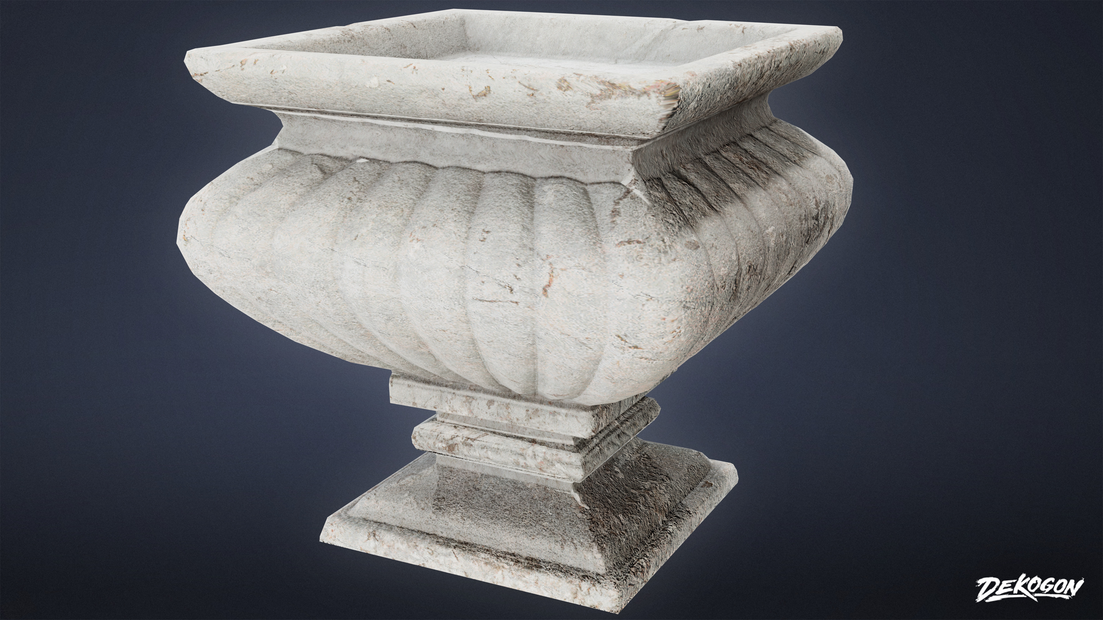 STONE SCULPTURES - Stone Decor 04 - LOW POLY Low-poly 3D model_3