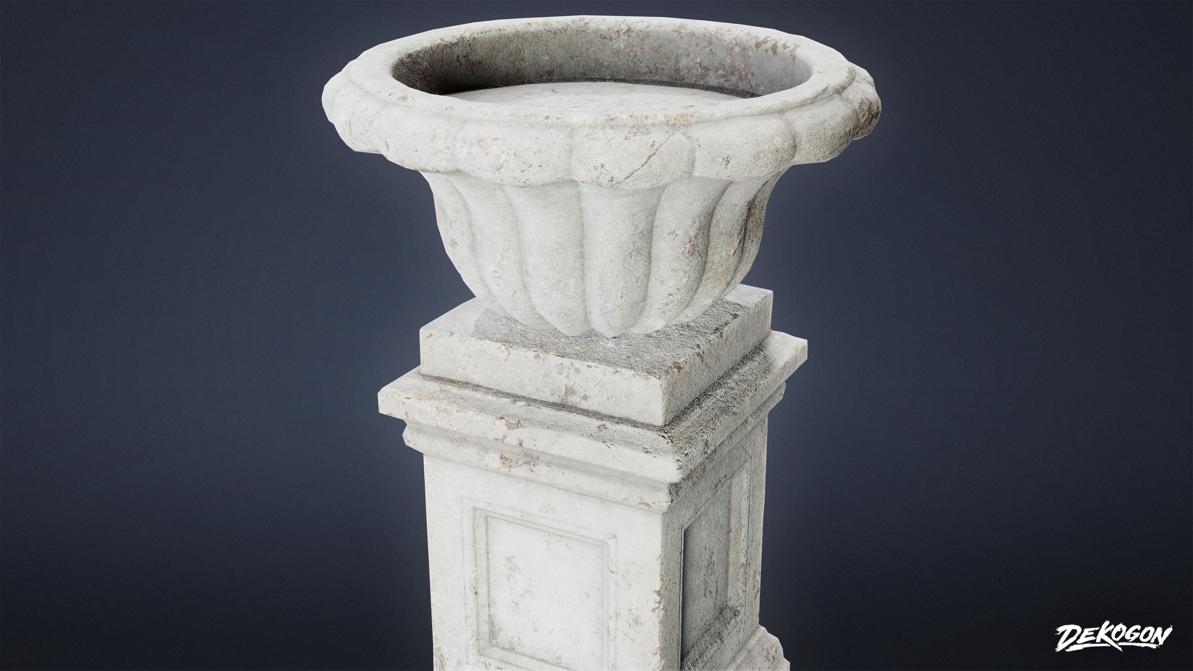 STONE SCULPTURES - Stone Decor 04 - LOW POLY Low-poly 3D model_6