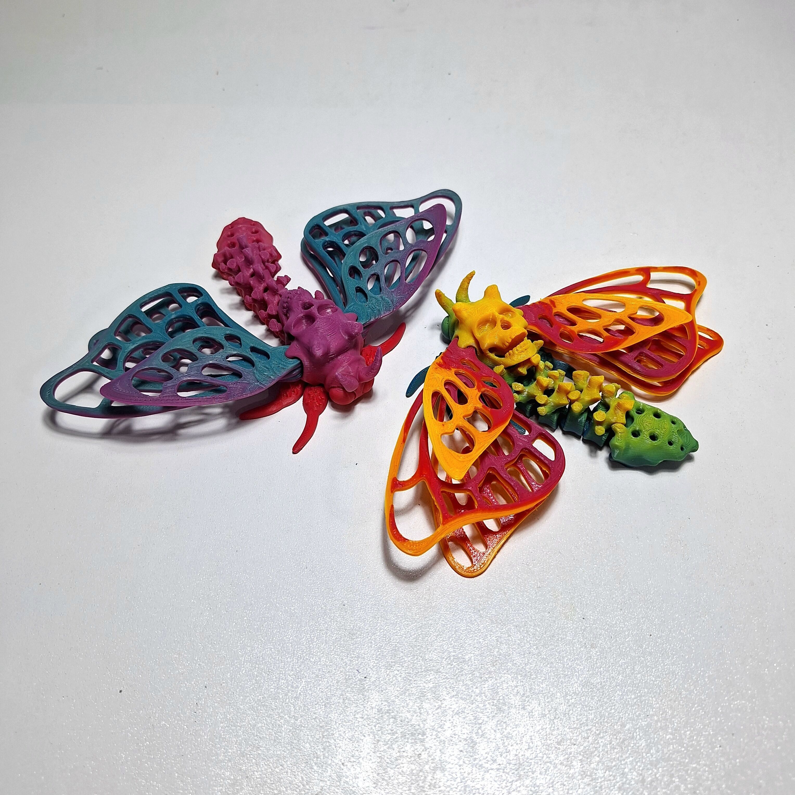 Skullwing Butterfly 3D print model_9
