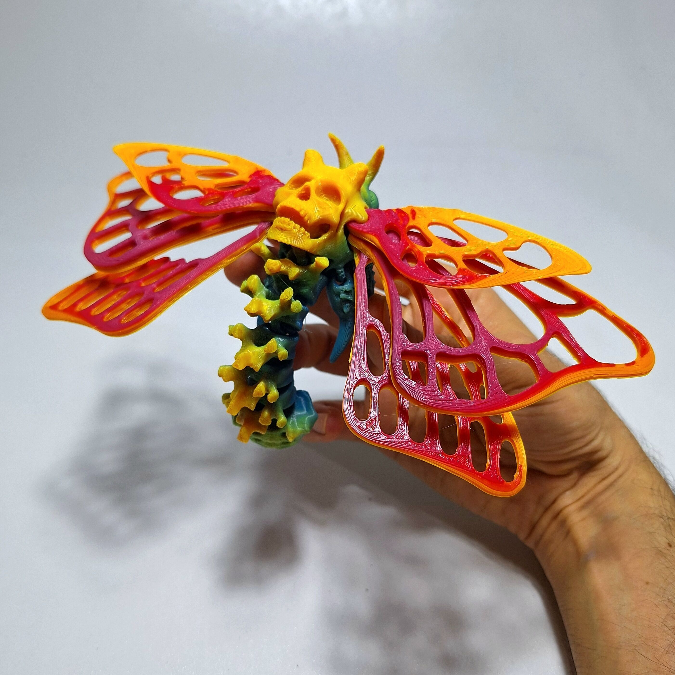 Skullwing Butterfly 3D print model_6