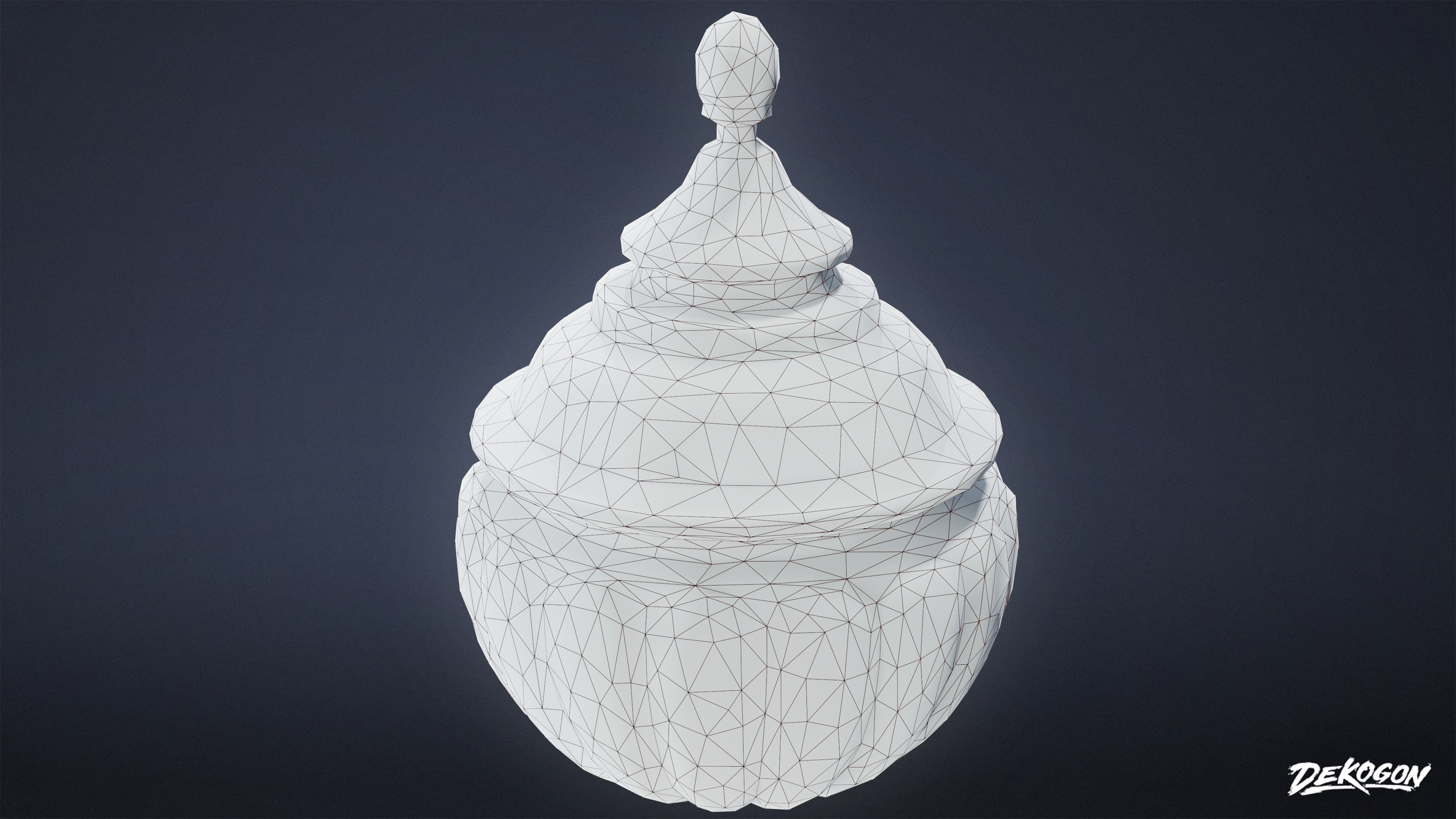 STONE SCULPTURES - Stone Decor 05 - LOW POLY Low-poly 3D model_8