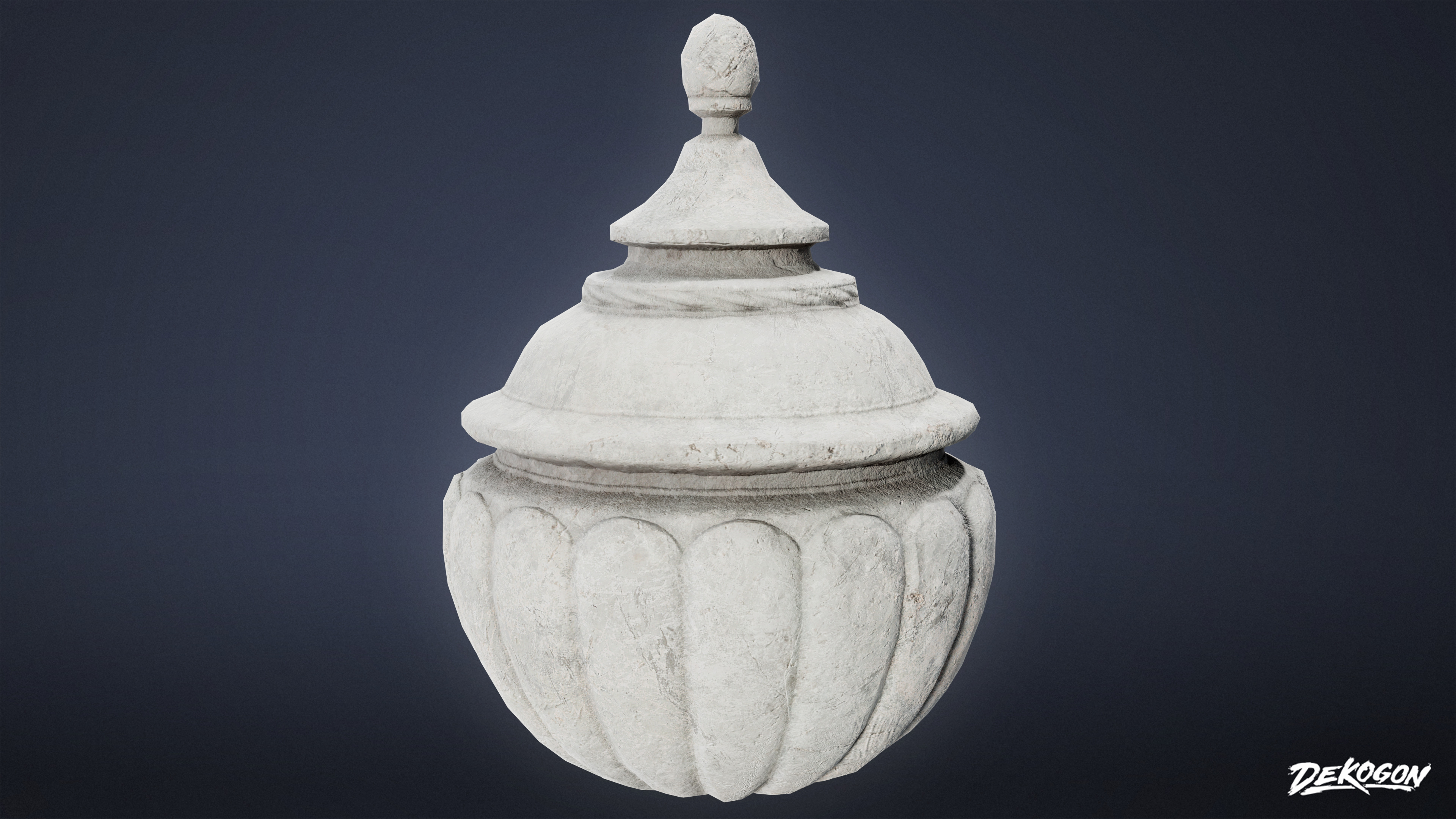 STONE SCULPTURES - Stone Decor 05 - LOW POLY Low-poly 3D model_1