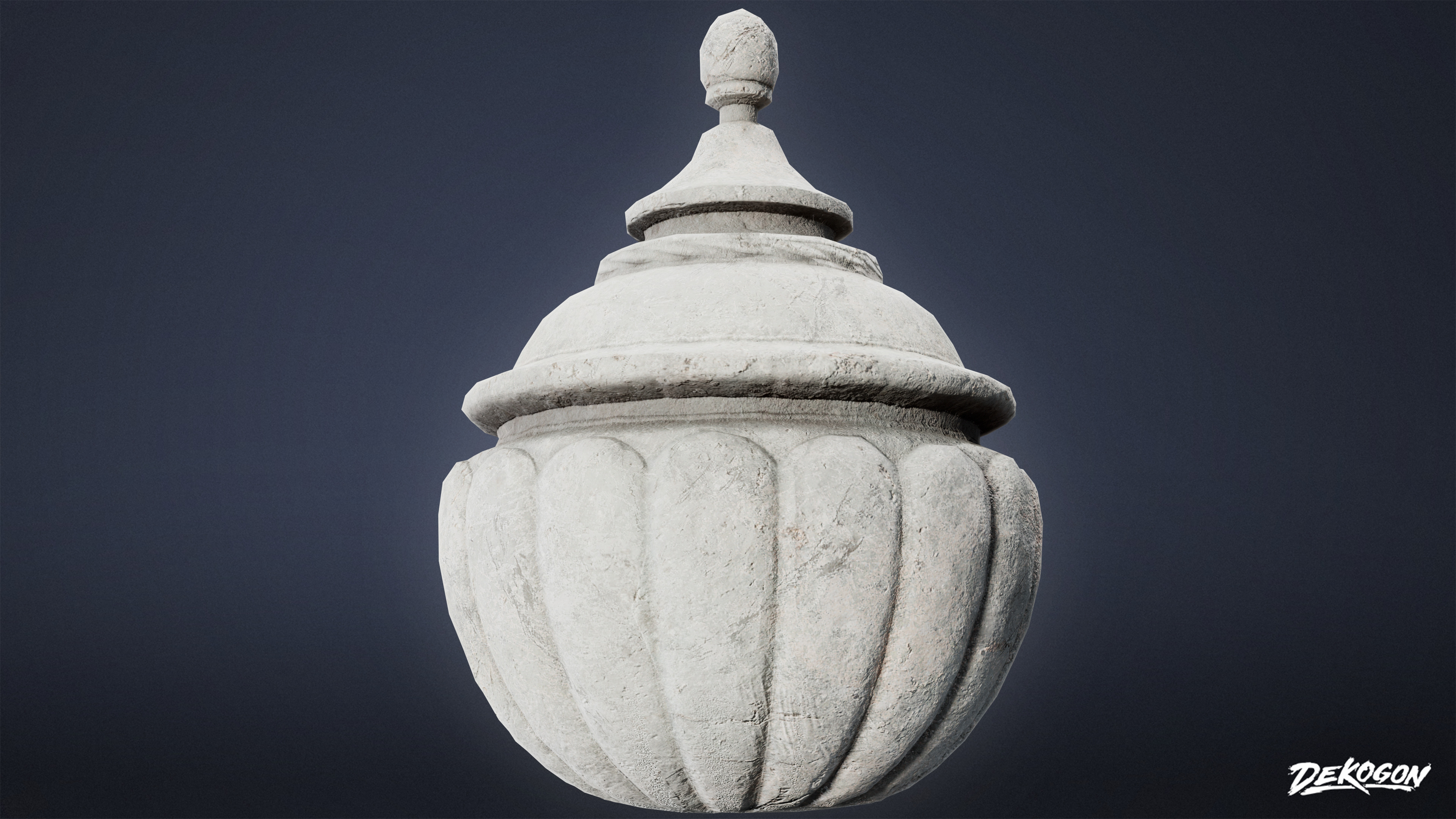 STONE SCULPTURES - Stone Decor 05 - LOW POLY Low-poly 3D model_4