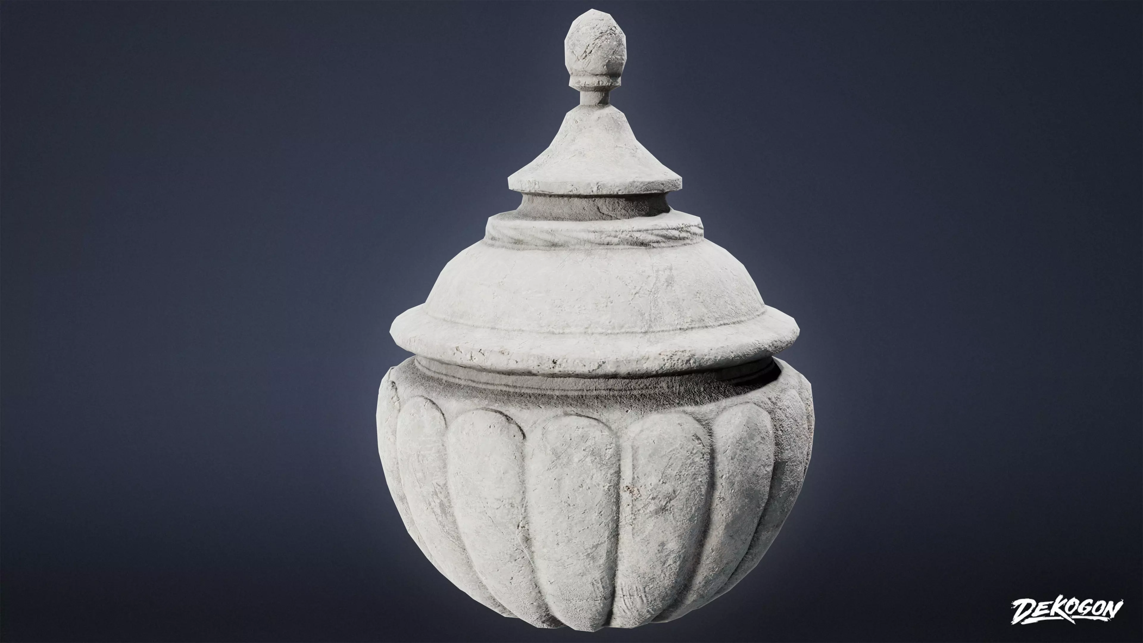 STONE SCULPTURES - Stone Decor 05 - LOW POLY Low-poly 3D model_0