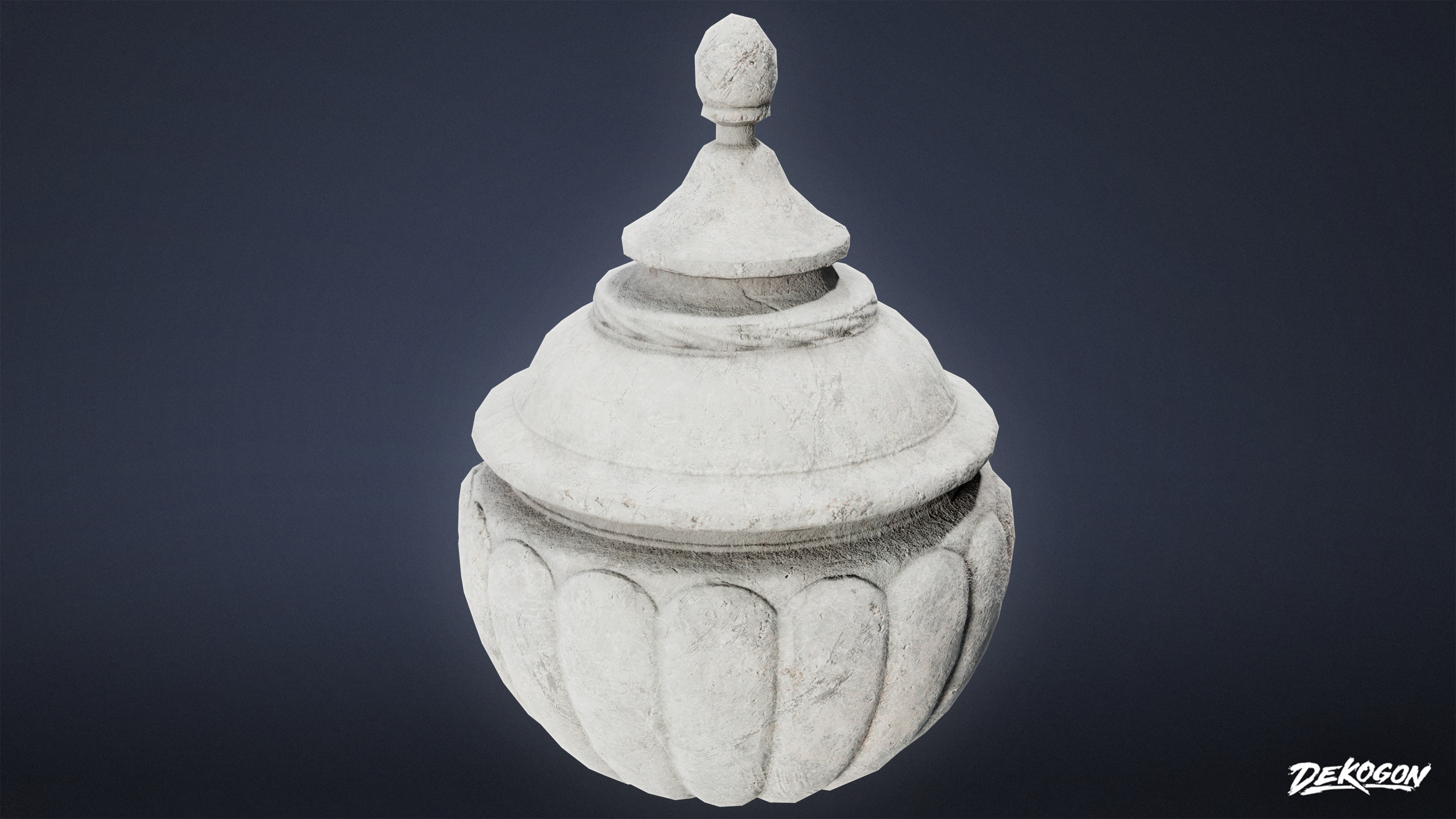 STONE SCULPTURES - Stone Decor 05 - LOW POLY Low-poly 3D model_3