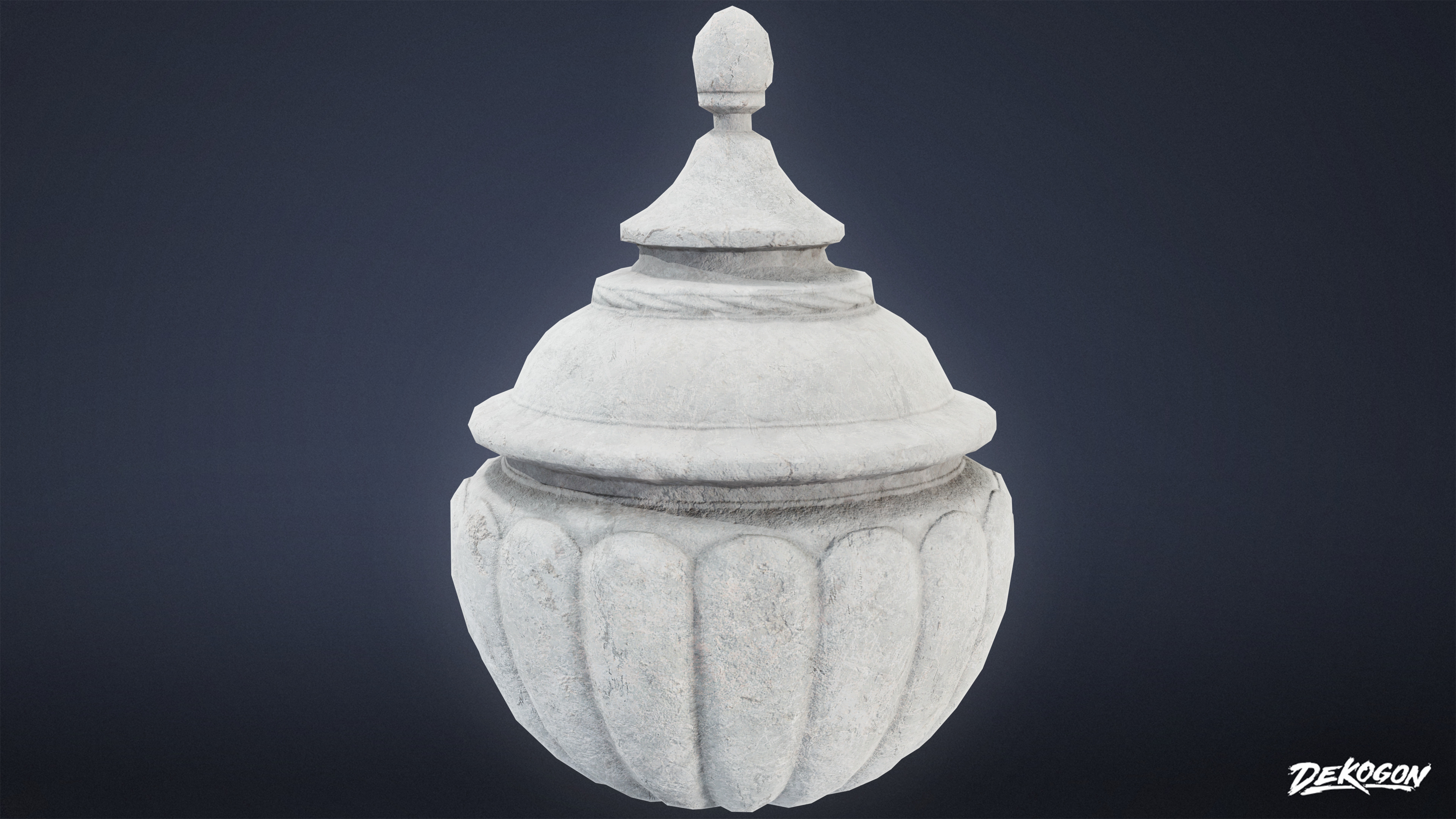 STONE SCULPTURES - Stone Decor 05 - LOW POLY Low-poly 3D model_2