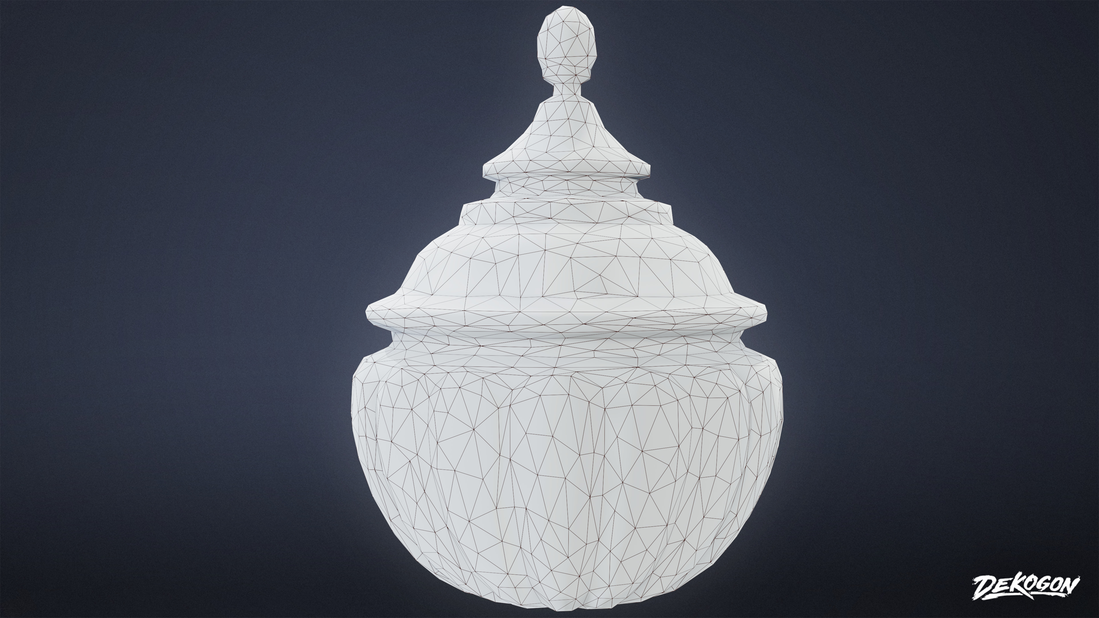 STONE SCULPTURES - Stone Decor 05 - LOW POLY Low-poly 3D model_7