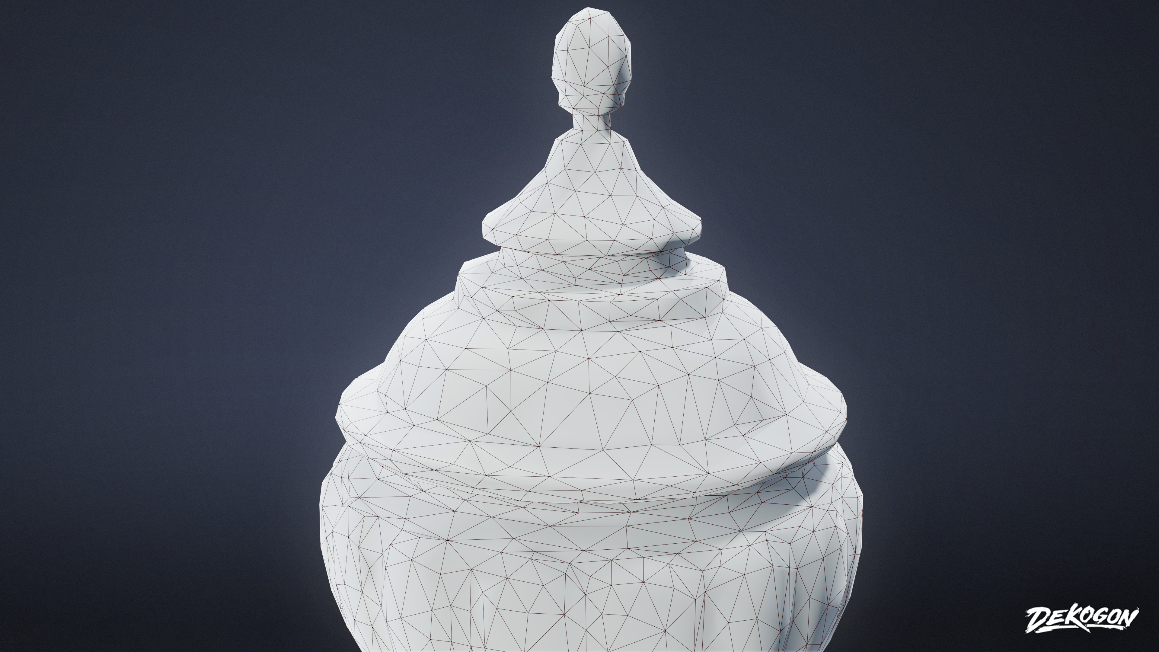 STONE SCULPTURES - Stone Decor 05 - LOW POLY Low-poly 3D model_6