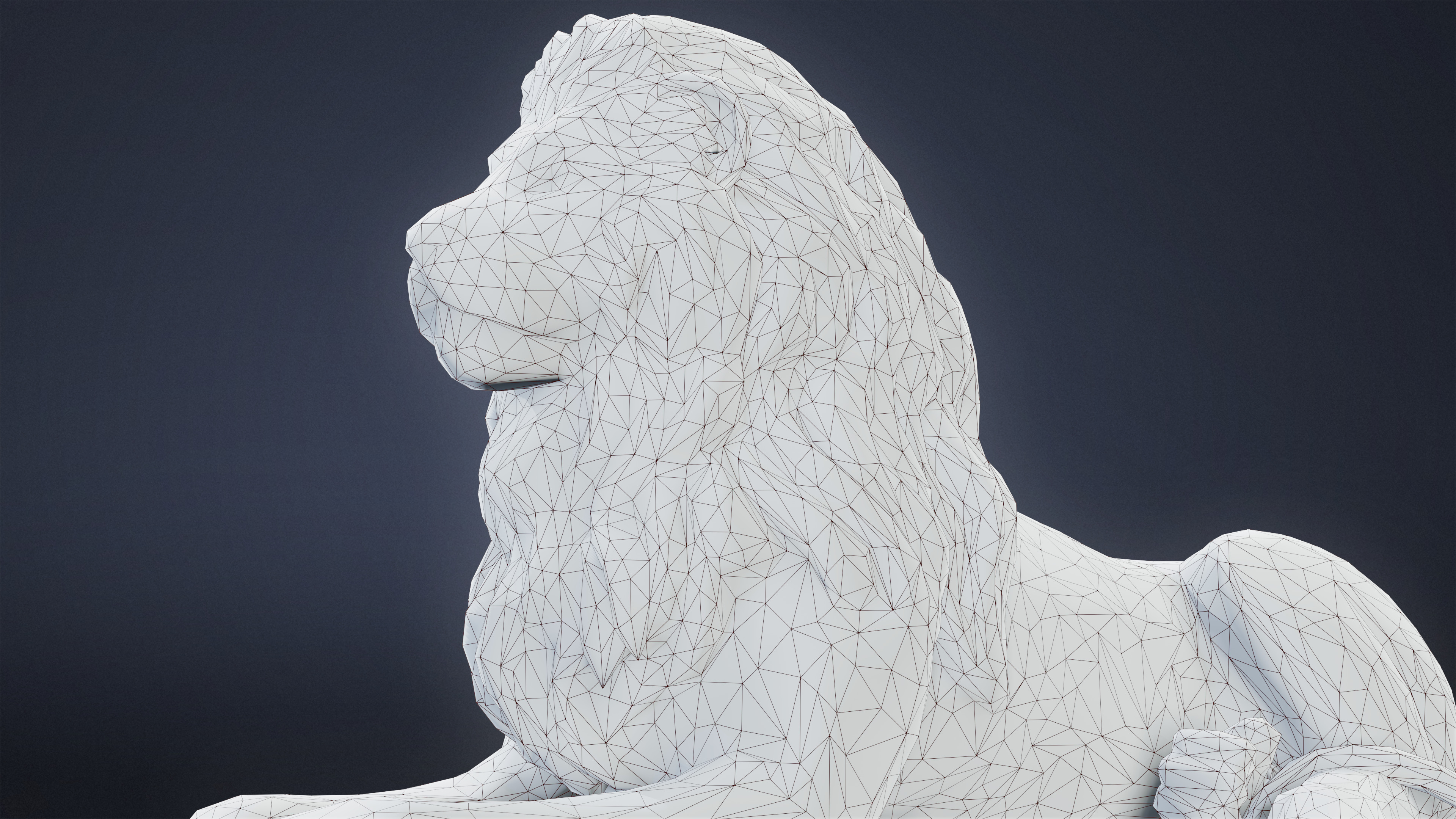 STONE SCULPTURES - Stone Decor 07 - LOW POLY Low-poly 3D model_7