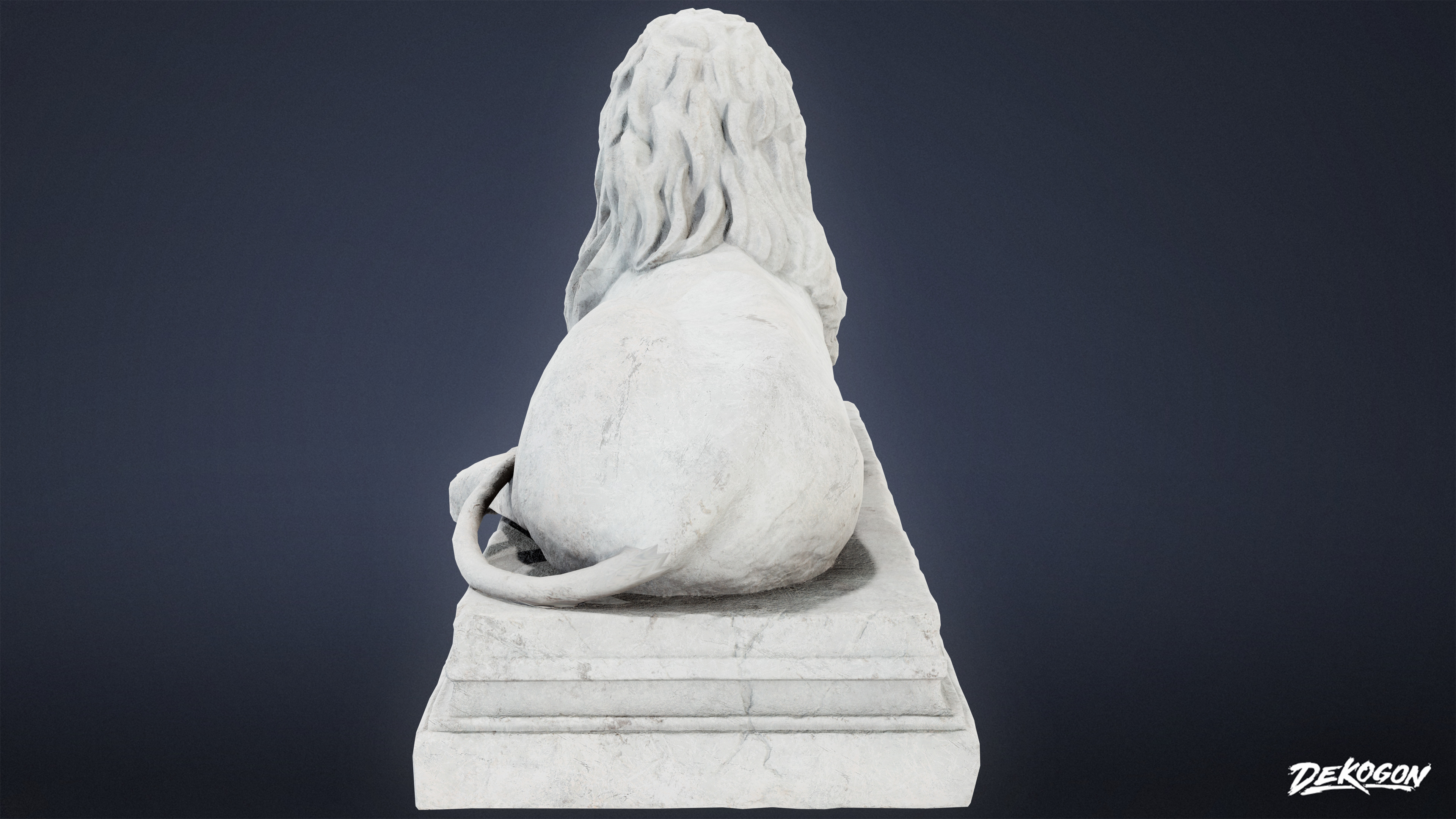 STONE SCULPTURES - Stone Decor 07 - LOW POLY Low-poly 3D model_2