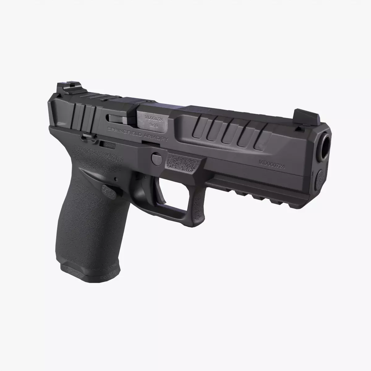 Springfield Echelon Handgun Low-poly 3D model_0