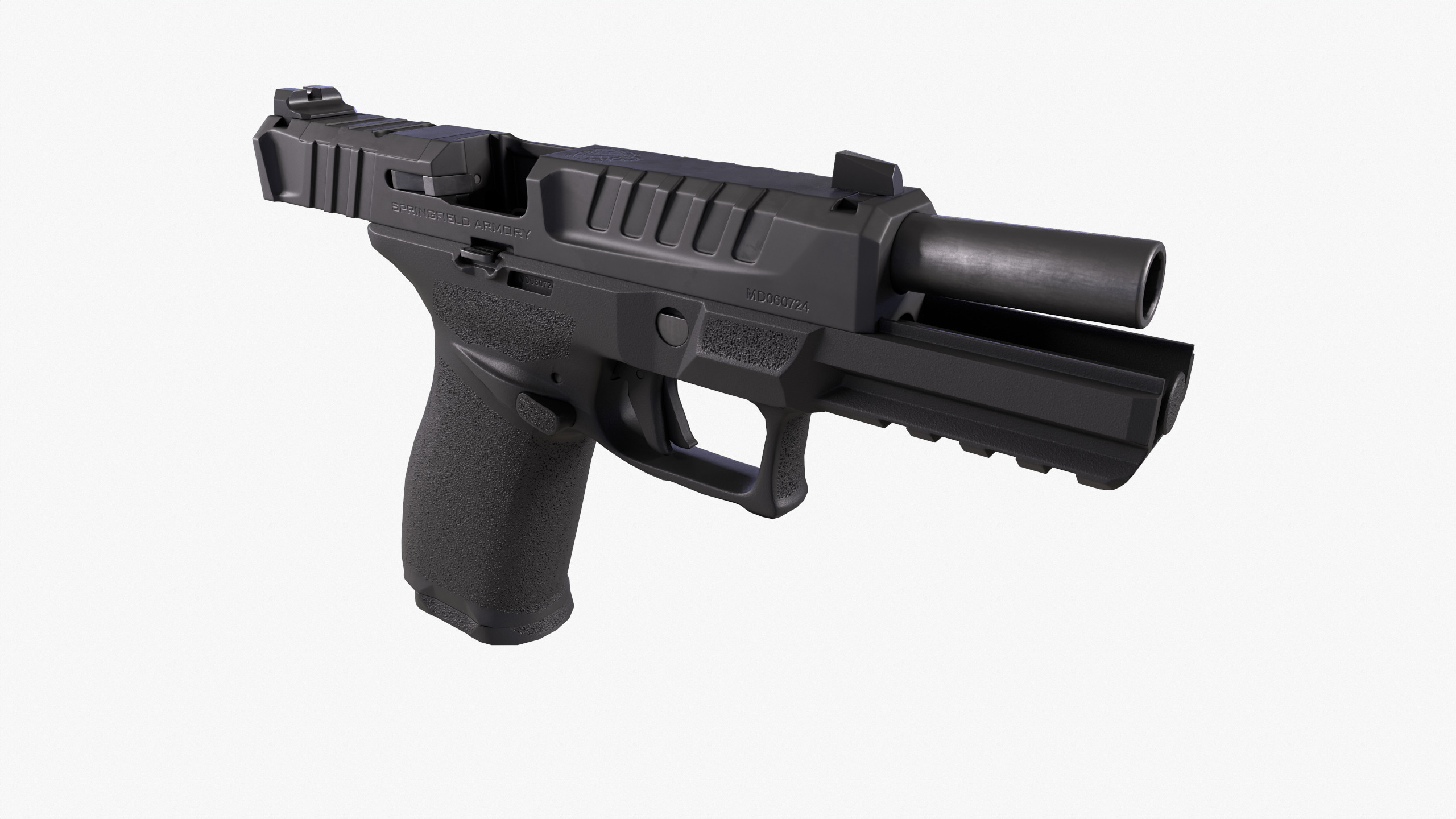 Springfield Echelon Handgun Low-poly 3D model_10