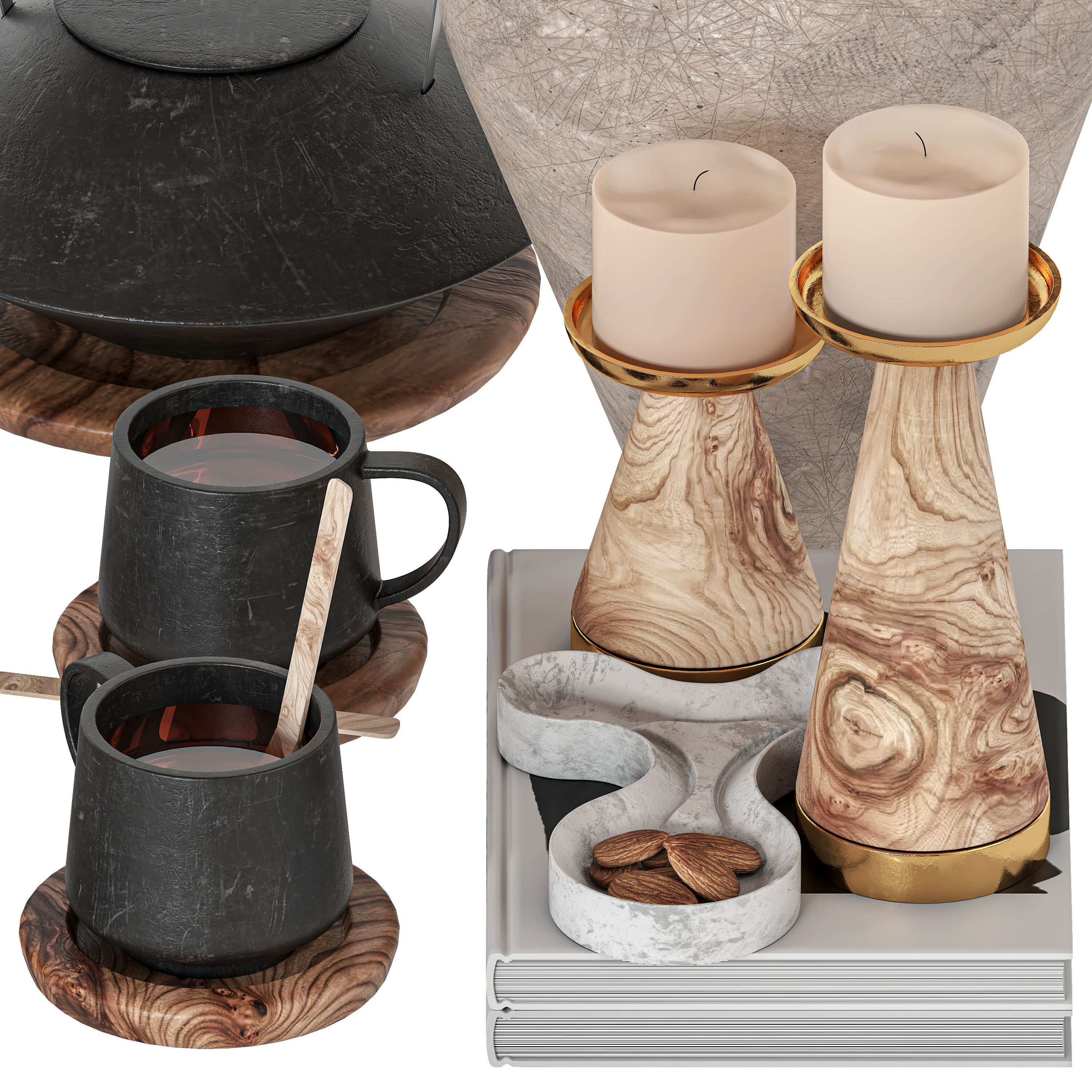 Decorative set 06 3D model_1