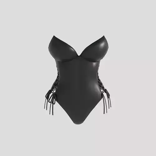 Corset Low-poly 3D model Corset Low-poly 3D model
