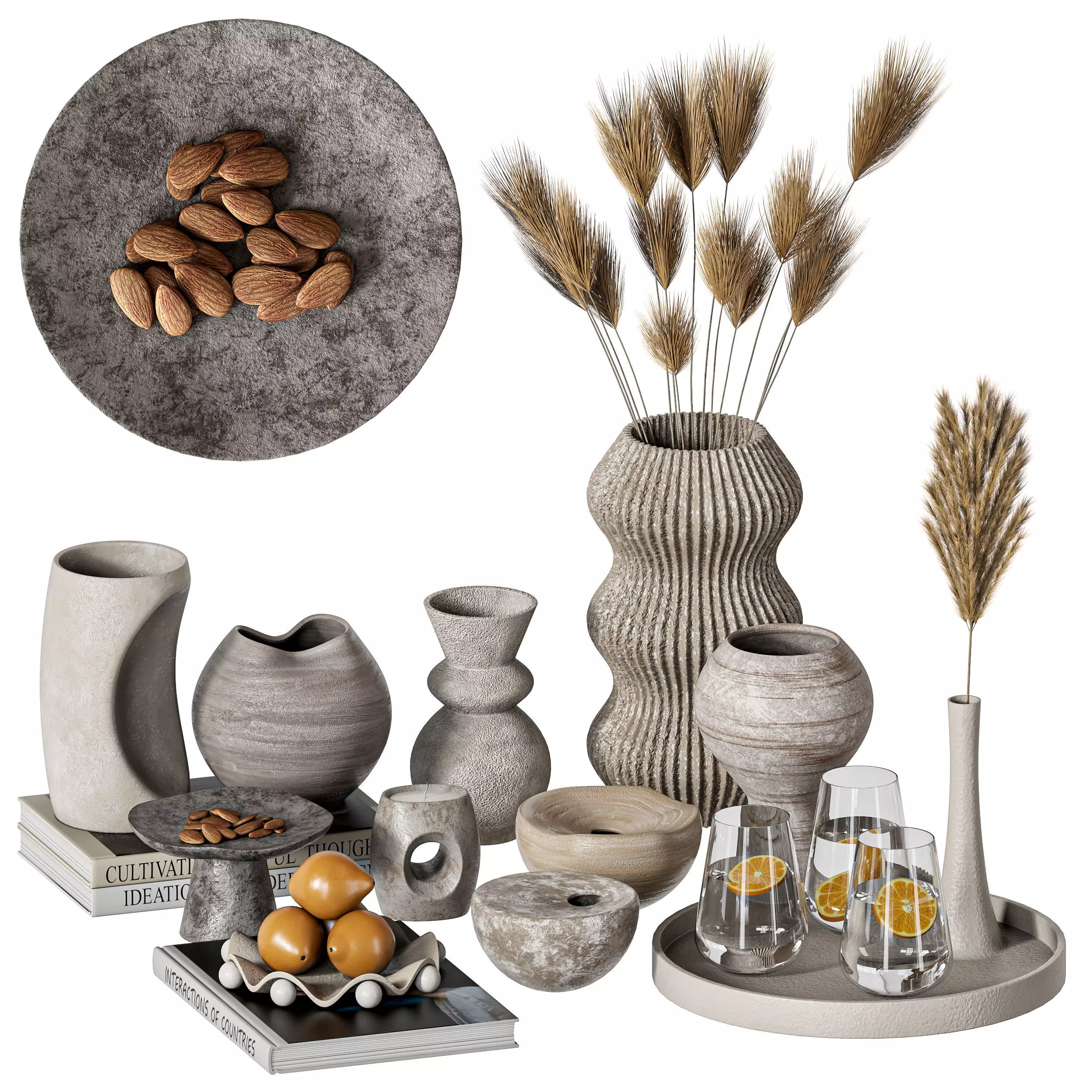 Decorative set 08 3D model
