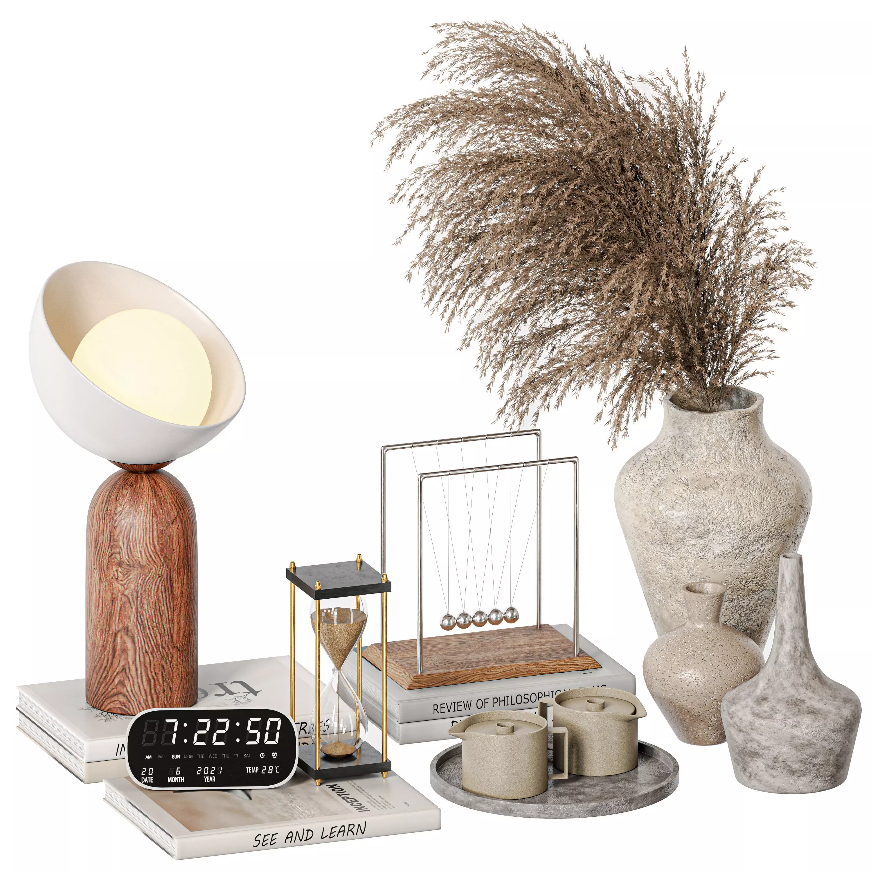 Decorative set 09 3D model_0