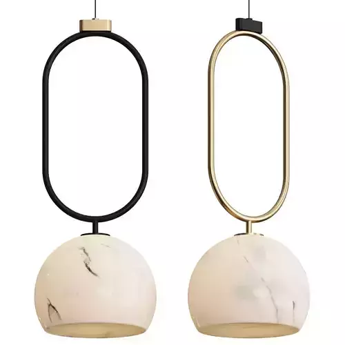 Roche Bobois Neil Suspension Pendant Lamp 3D model