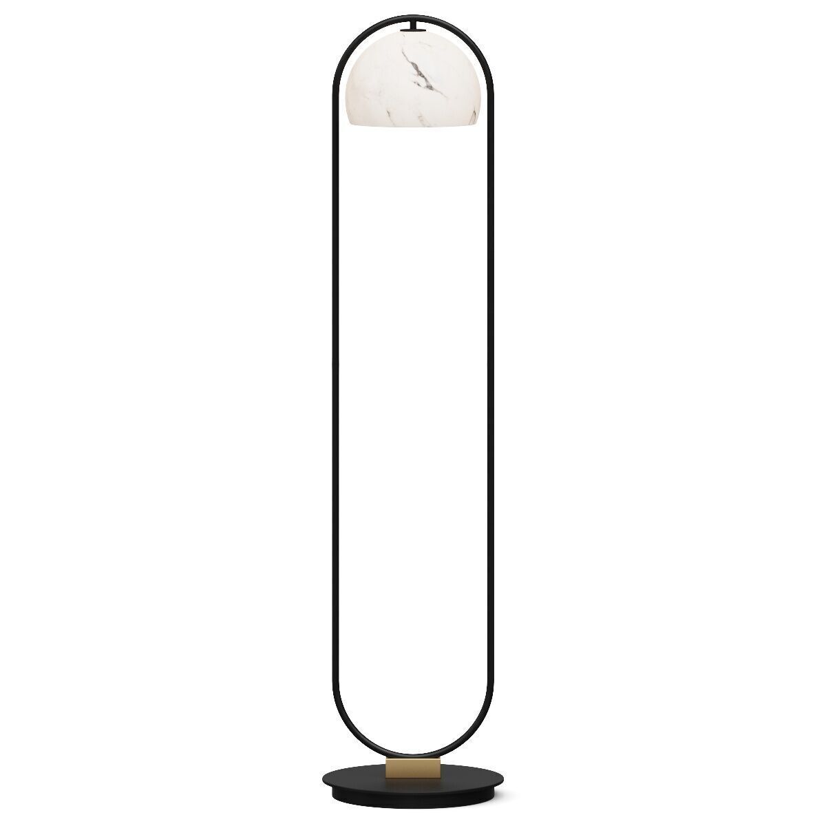 Roche Bobois Neil Structure Floor Lamp 3D model_1