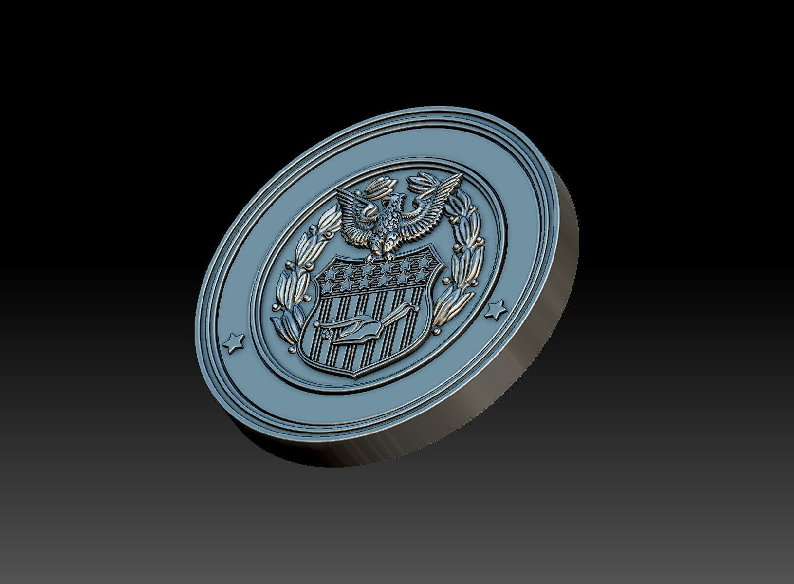 Various Treasury seals 1 3D print model_2