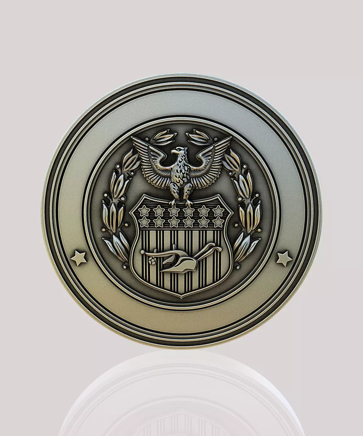 Various Treasury seals 1 3D print model_0
