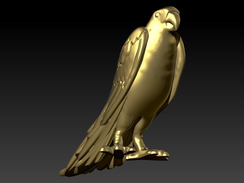 Parrot Pendant 3D print model_17