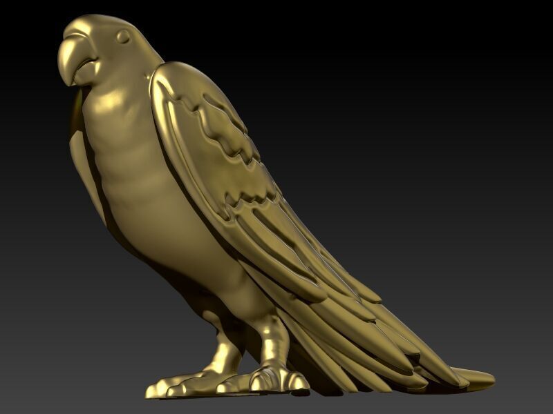 Parrot Pendant 3D print model_1