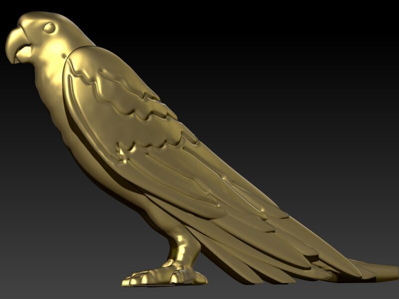 Parrot Pendant 3D print model_8