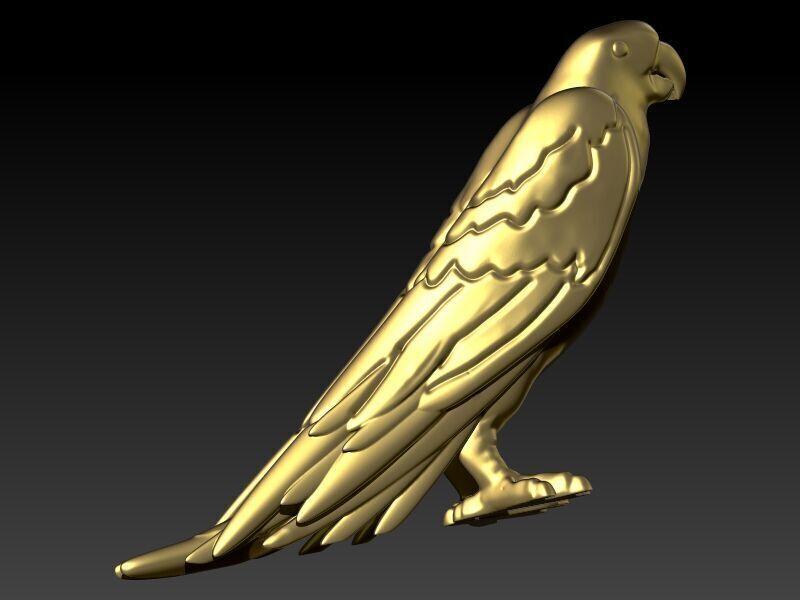 Parrot Pendant 3D print model_11