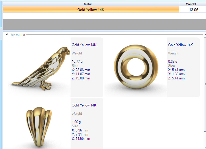 Parrot Pendant 3D print model_34