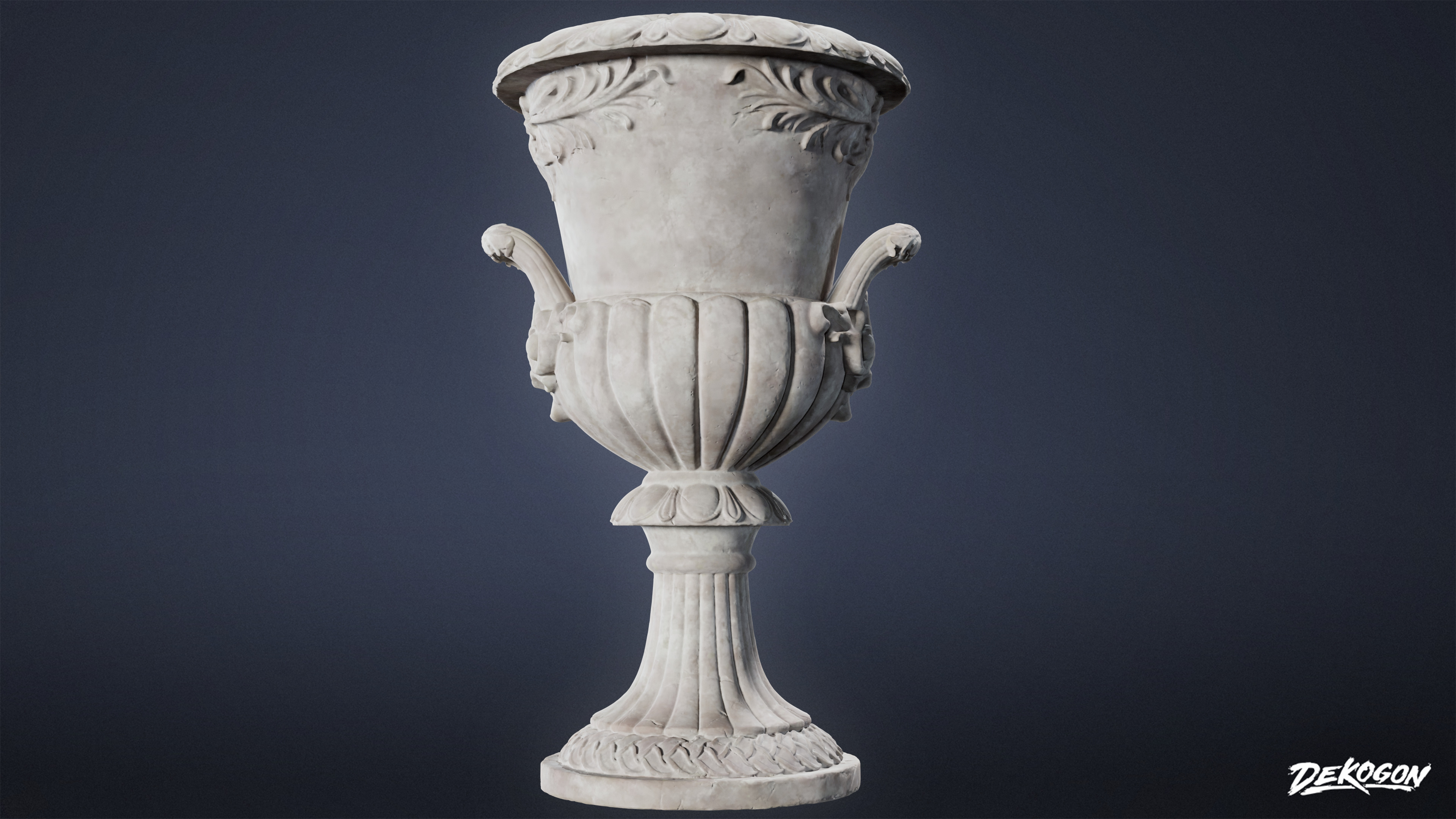 STONE SCULPTURES - Urn Sculpture 04 - NANITE Low-poly 3D model_4