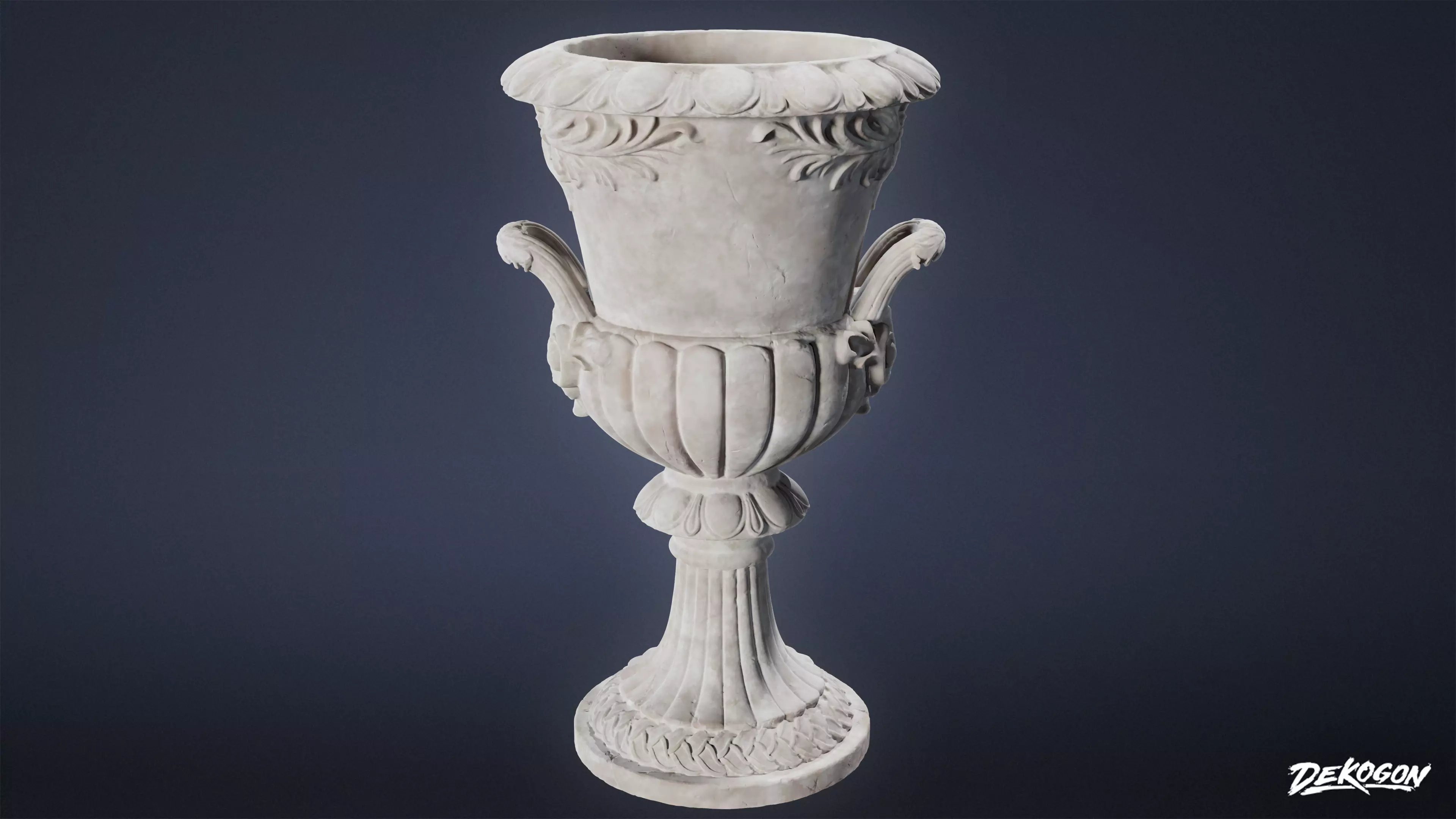 STONE SCULPTURES - Urn Sculpture 04 - NANITE Low-poly 3D model_0